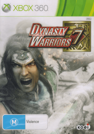 Dynasty Warriors 7 box art for Xbox 360